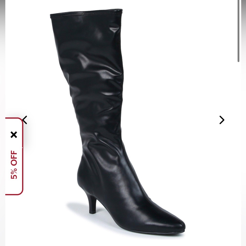 Impo Women’s Namora Wide-calf Tall Heel boots size 8.5W in color black
